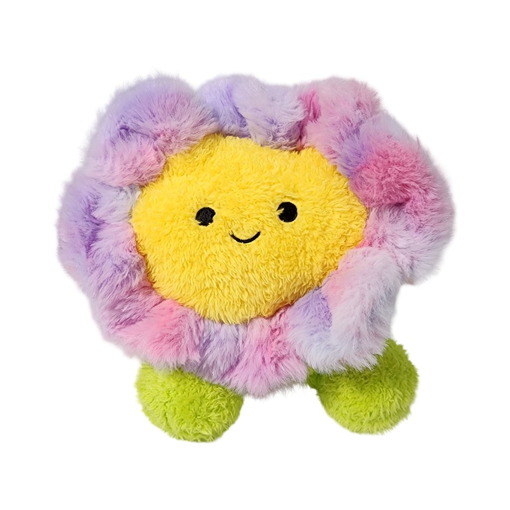 BumBumz by Russ Flower Plush GardenBumz Yellow Purple Pink Green‎ 7.5 inch